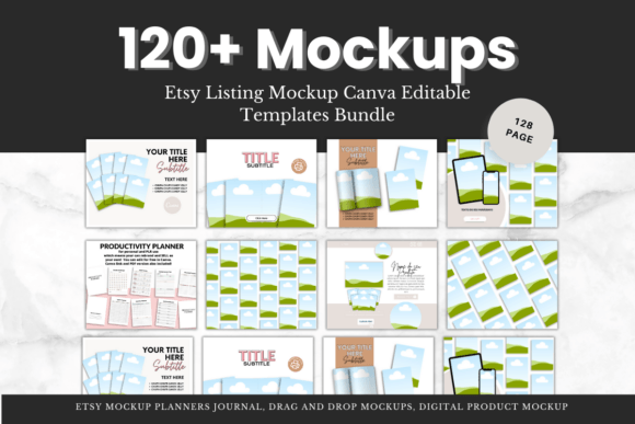 120+ Canva Mockup Etsy Shop Templates: Elevate Your Sales Game