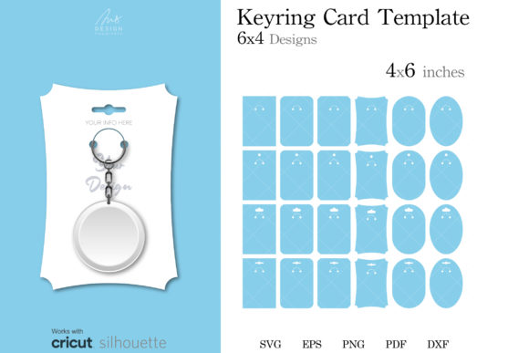 24 Keyring Display Card Templates SVG: Your Ultimate DIY Toolkit