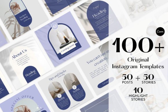 Aesthetic Blue Instagram Templates: Your Blueprint for Visual Consistency