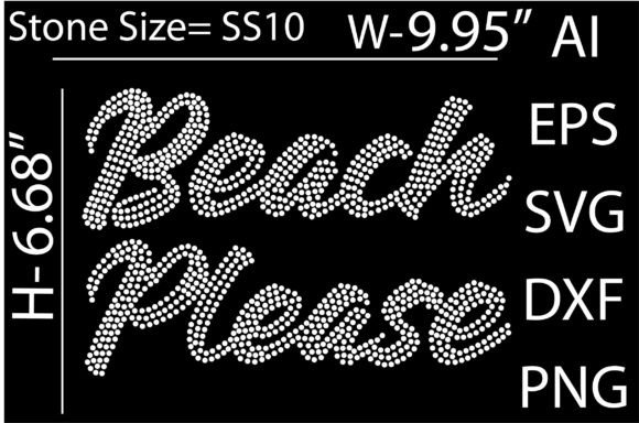 Beach Please Rhinestone Templates: Your Guide to This Sparkling Design Asset
