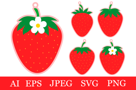 Charming Strawberry Gift Tags Templates for Your Projects