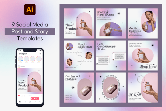 Elevate Your Brand with Editable Social Media Templates
