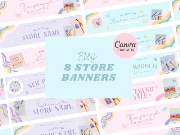 Elevate Your Etsy Shop: A Guide to Pastel Banner Templates