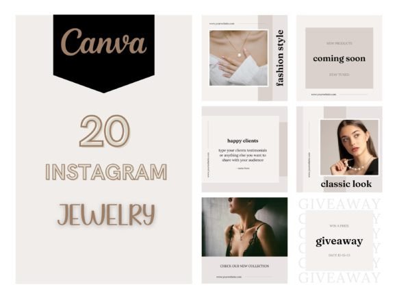 Elevate Your Feed: Using Jewelry Instagram Templates