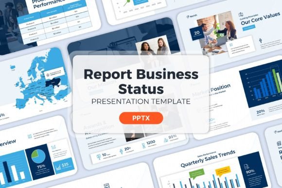 Elevate Your Pitch: Mastering Report Business Status - PPT Templates