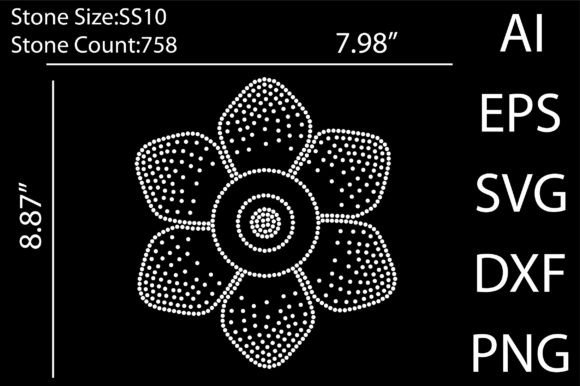 Flower Rhinestone Templates: Versatile Bling for Every Project