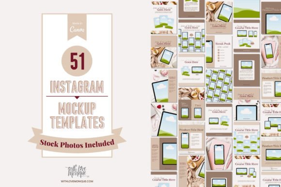 Instagram Post Mockup Canva Templates for a Cohesive Feed