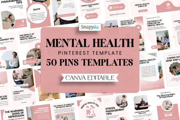 Mental Health Pinterest Templates: Design That Heals
