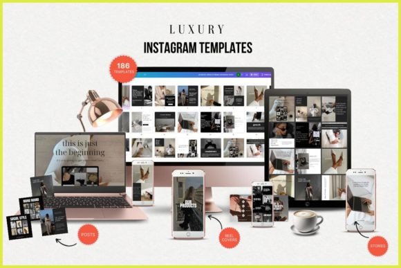 Transform Your Feed with Luxury Instagram Templates