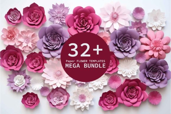 Unleash Your Creativity: The Ultimate Paper Flower Templates SVG Bundle