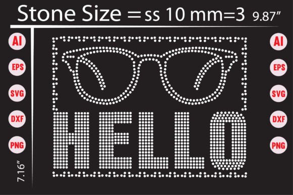 Unleashing Creativity with Hello Rhinestone Templates Design